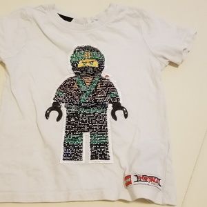 Lego Ninjago Reversible Sequin shirt 4t -6